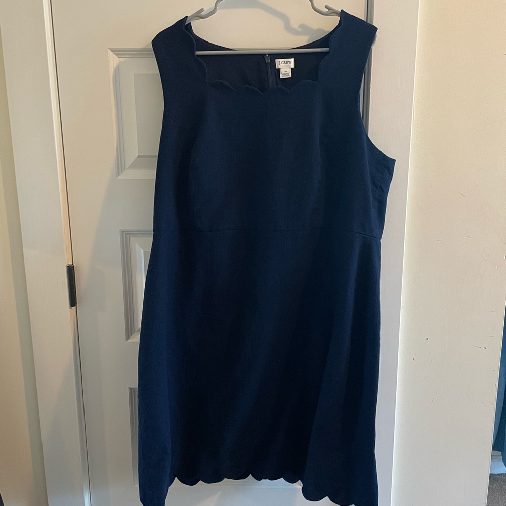 J Crew Factory Scalloped Edge shift
